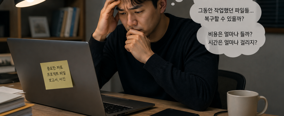 외장하드 인식불가 복구사례